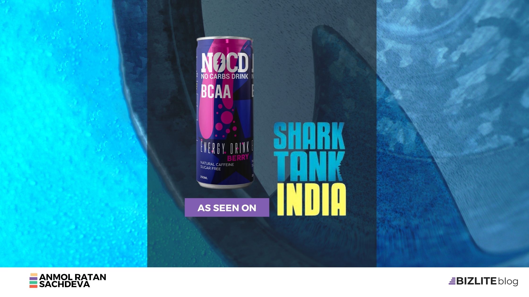 NOCD- No Carbs Energy Drink on Shark Tank India - SmallBiz