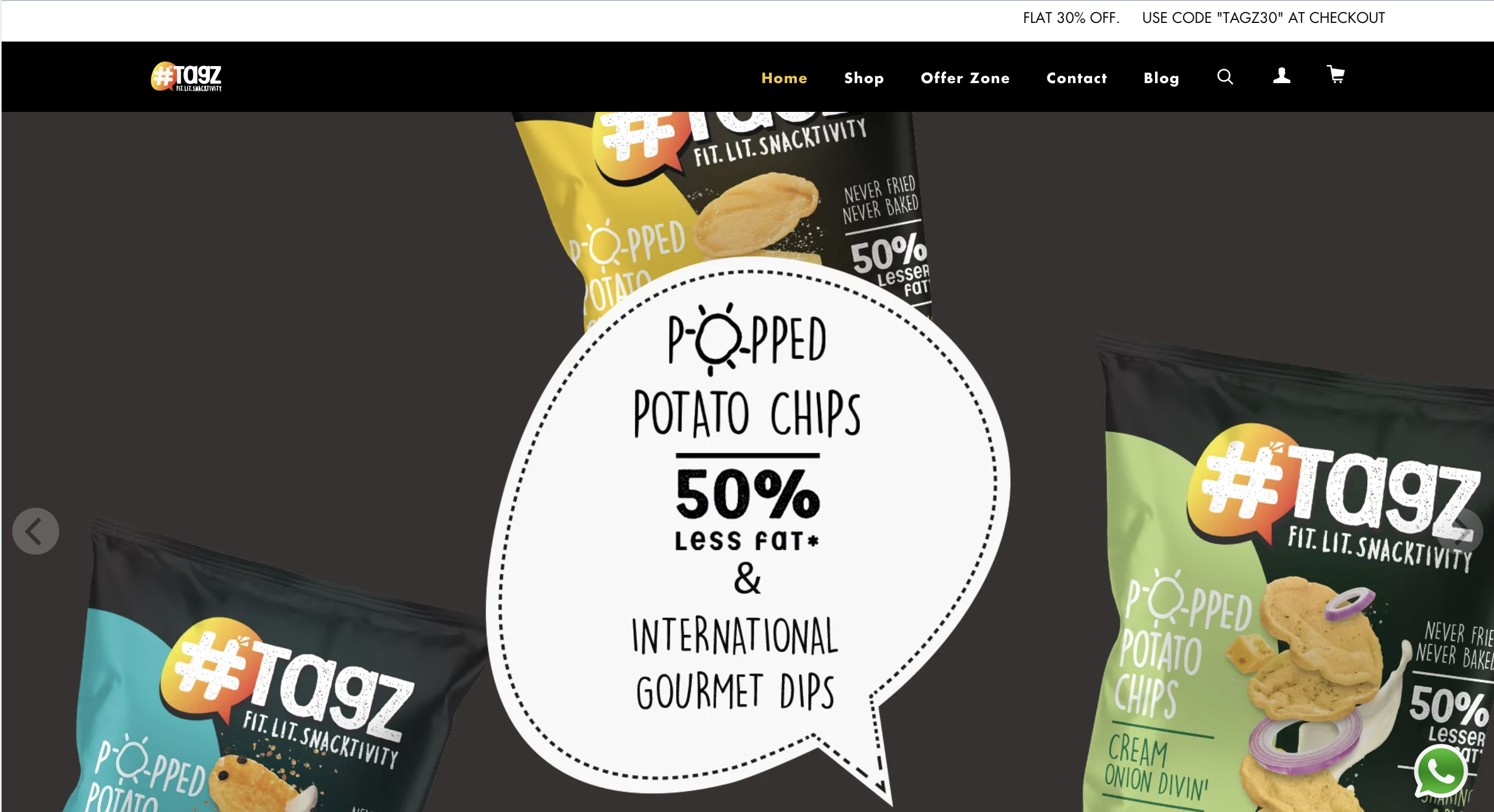 tagz-foods-shopify-store-india